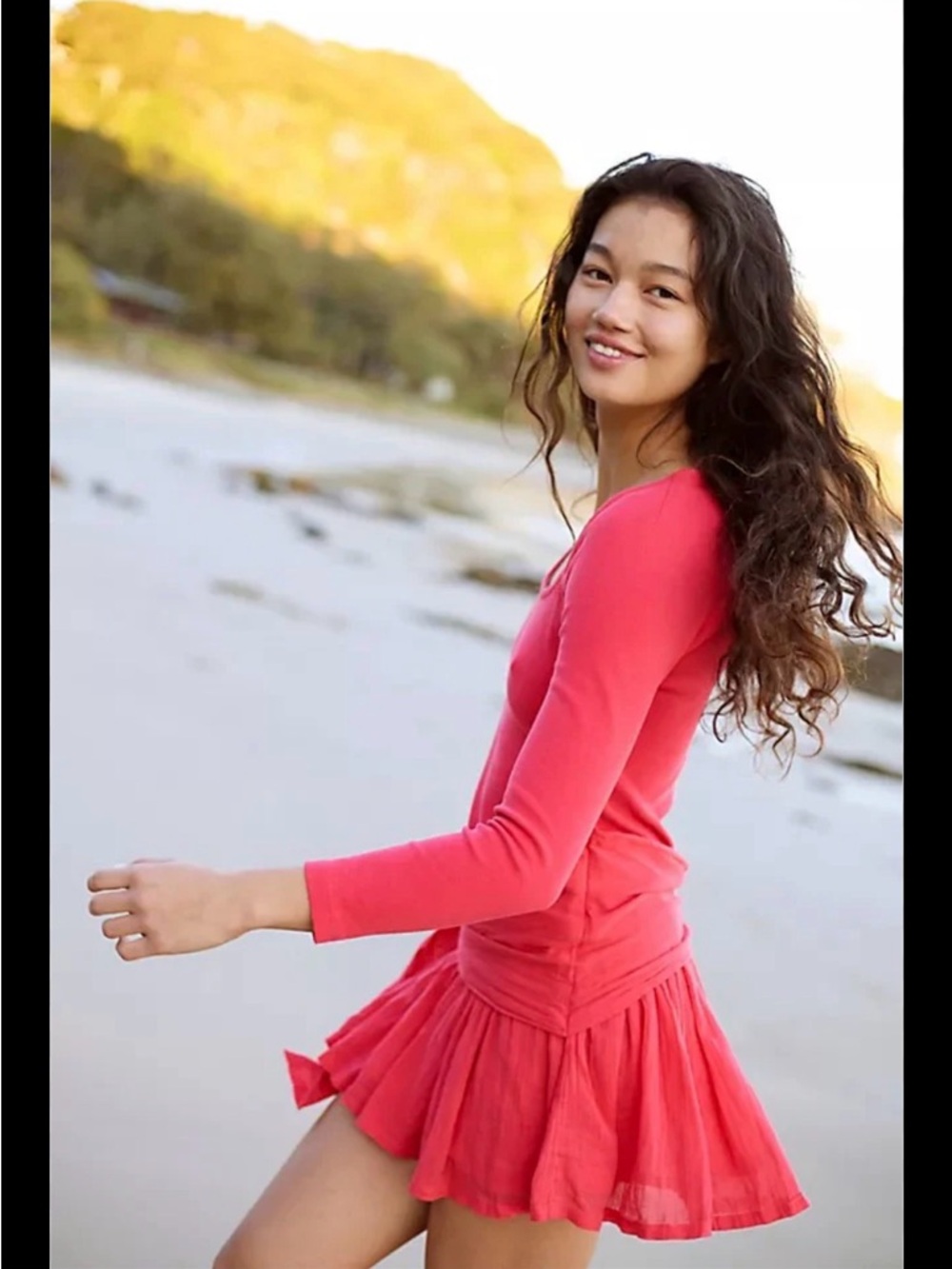 Free People Lexi Drop-Waist Mini Dress -M NWT - Picture 2 of 4